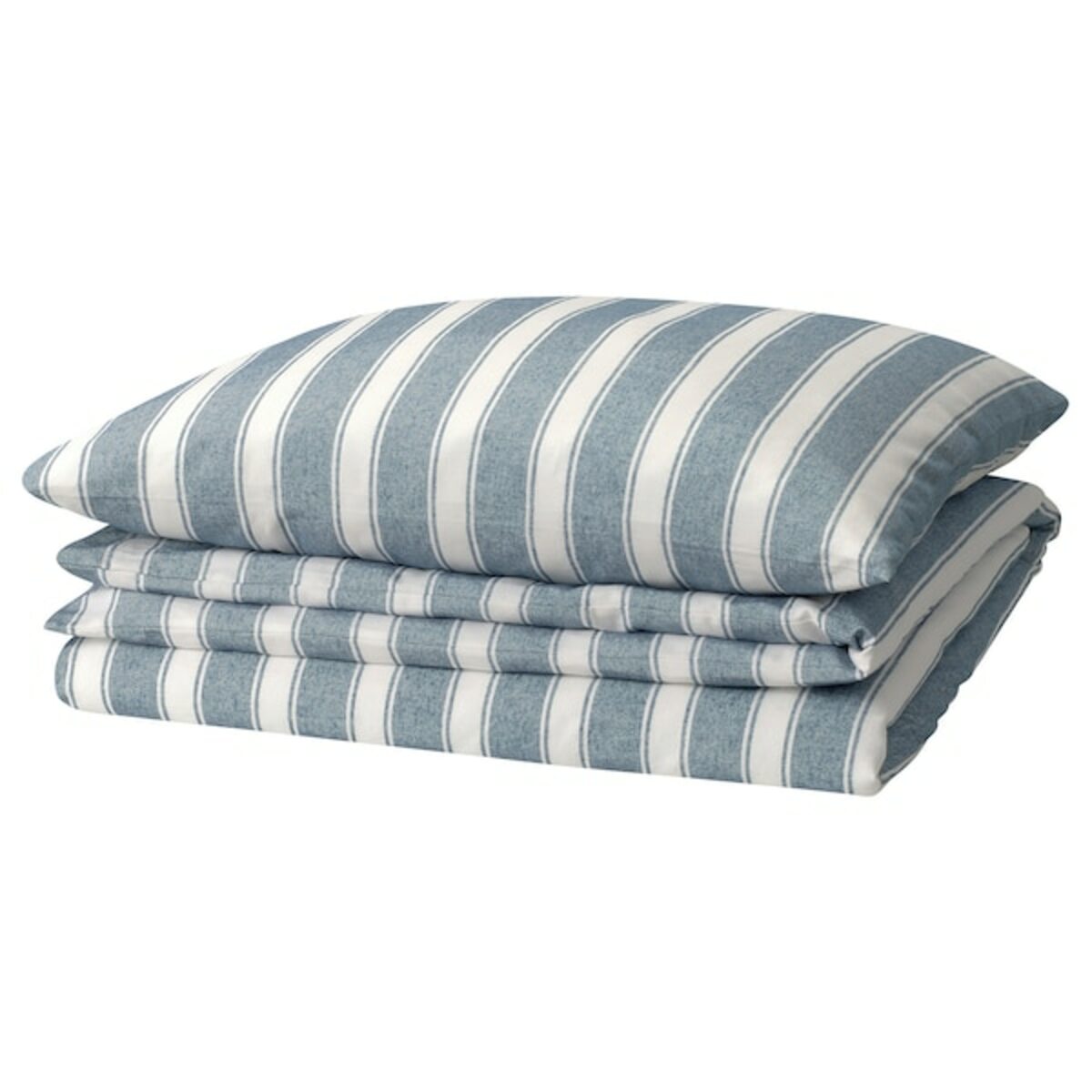 Bild 1 von STRUTBRÄKEN  Bettwäsche-Set, 2-teilig, weiß/blau/Streifen