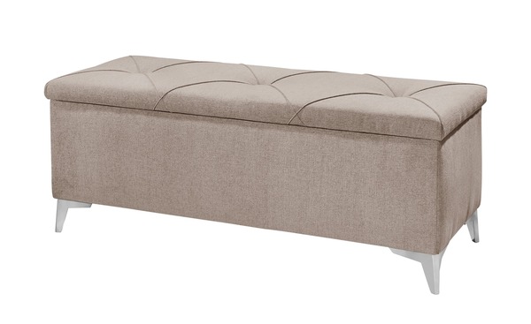 Kollektion Kraft Bettbank mit Stauraum Chester beige Maße (cm) B 140