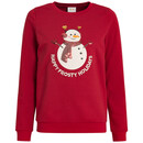 Bild 1 von Damen Weihnachtssweatshirt mit Schneemann