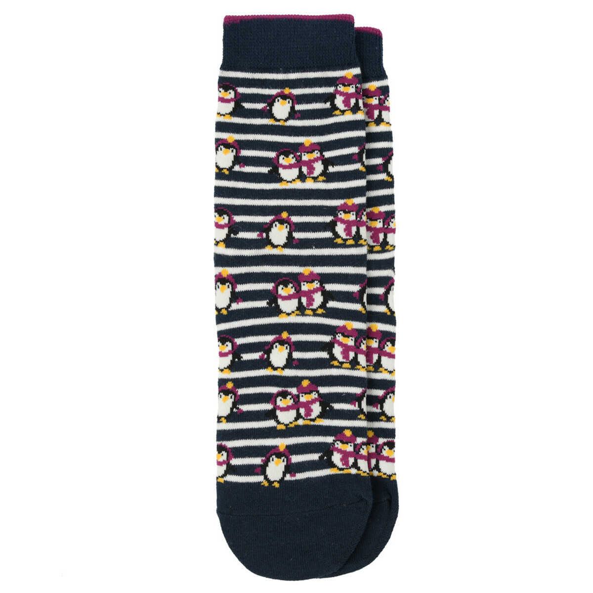 Bild 1 von 1 Paar Damen Socken mit Pinguinen