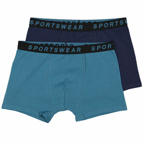 Sportswear Herren-Boxershorts 2er-Pack, Petrol, M