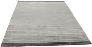 THEKO Teppich "Miami 3286", rechteckig, Handweb Teppich, gestreift, handgewebt, aus Viskose & Wolle