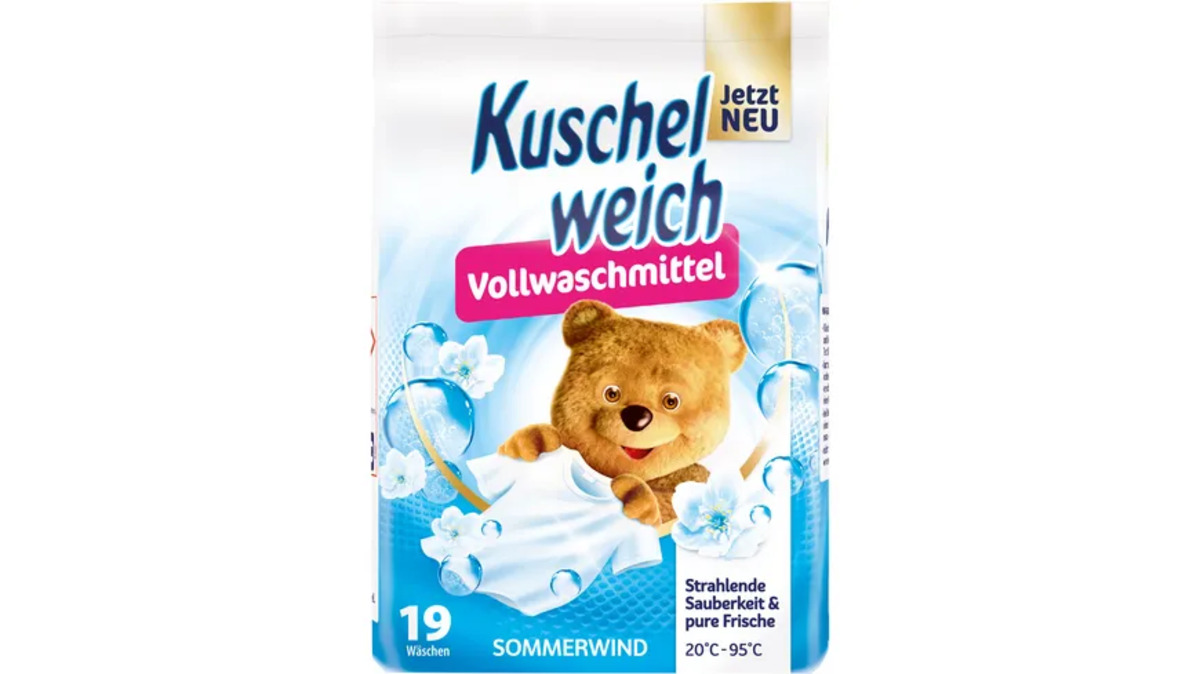 Bild 1 von Kuschelweich Vollwaschmittel Pulver Sommerwind 19 WL