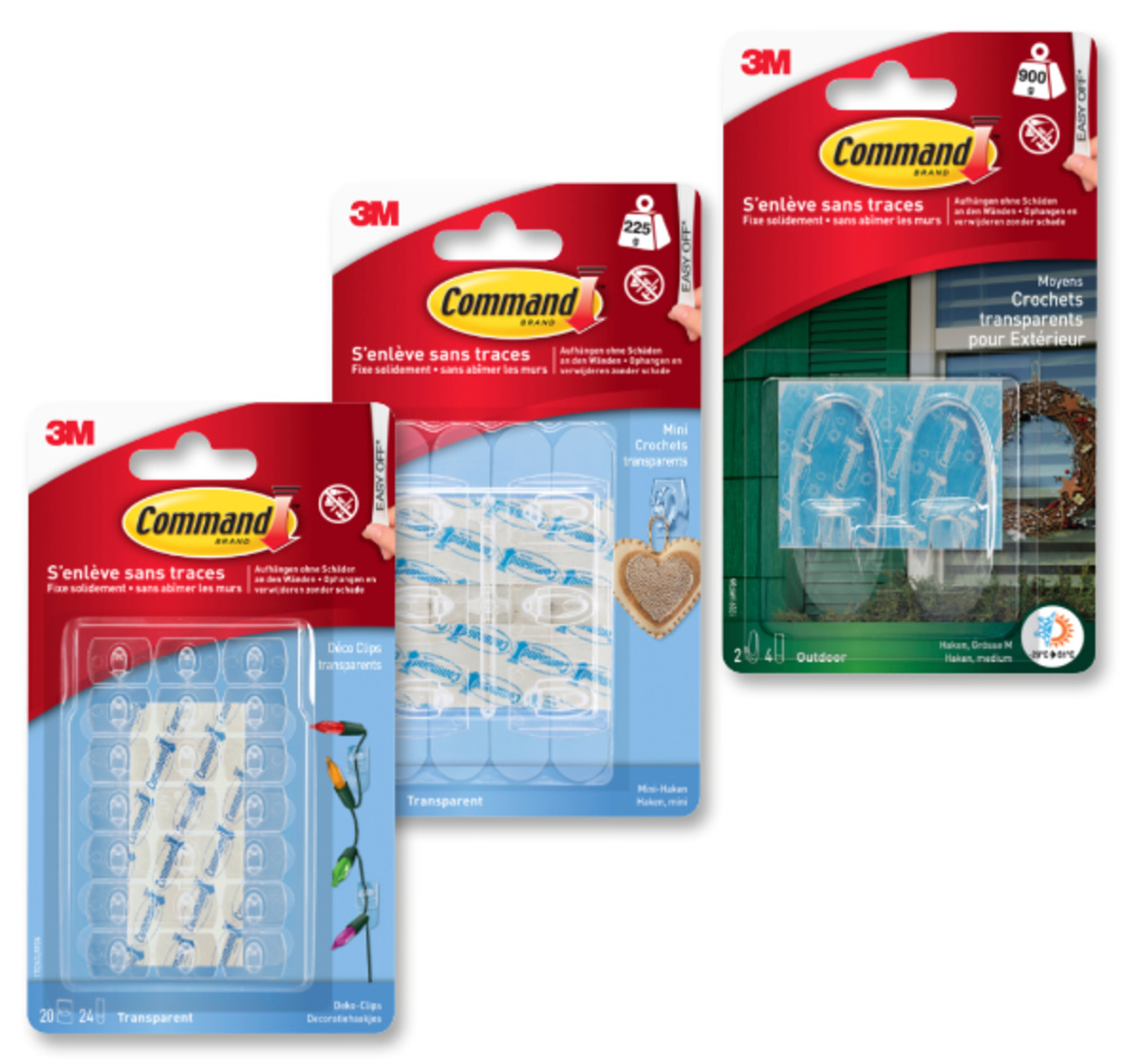 Bild 1 von 3M Befestigungsclips, -haken*