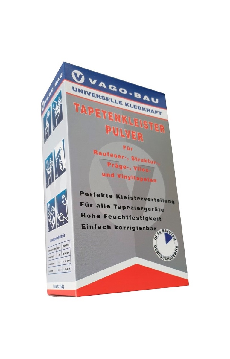 Bild 2 von Vago-Tools Malervlies Vlies incl. KLEBER Glasfaservlies 45 g Abdeckvlies 1x 50m²