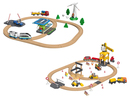 Bild 1 von Playtive Eisenbahn-Set Baustelle / Erneuerbare Energien, aus Buchenholz