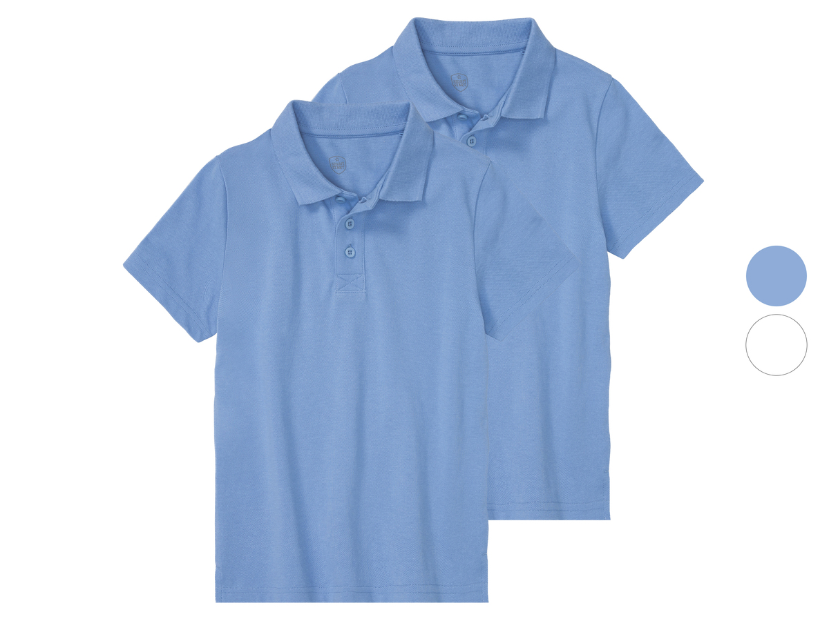 Bild 1 von Kinder Poloshirts, 2 Stück, aus reiner Baumwolle