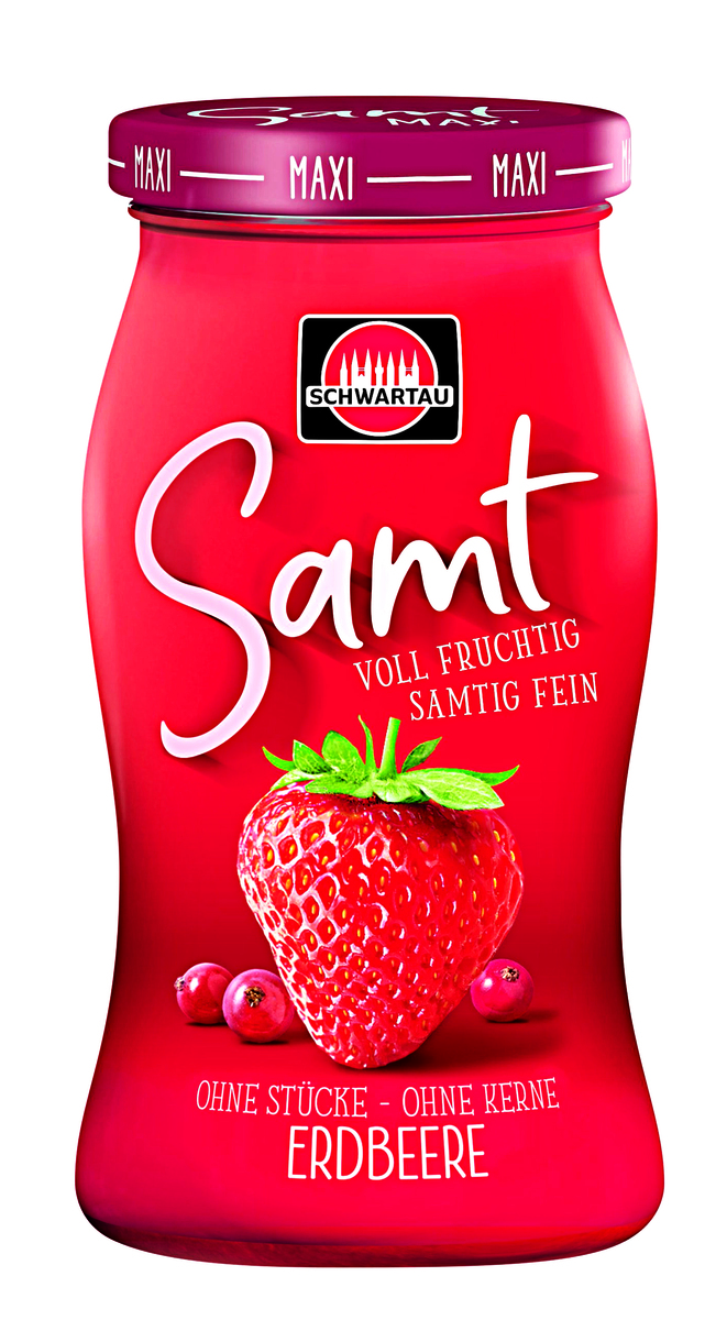 Bild 1 von Samt Fruchtaufstrich 'Erdbeere' 465g