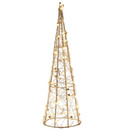 Bild 1 von AMARE LED Pyramide 40 cm Draht gold