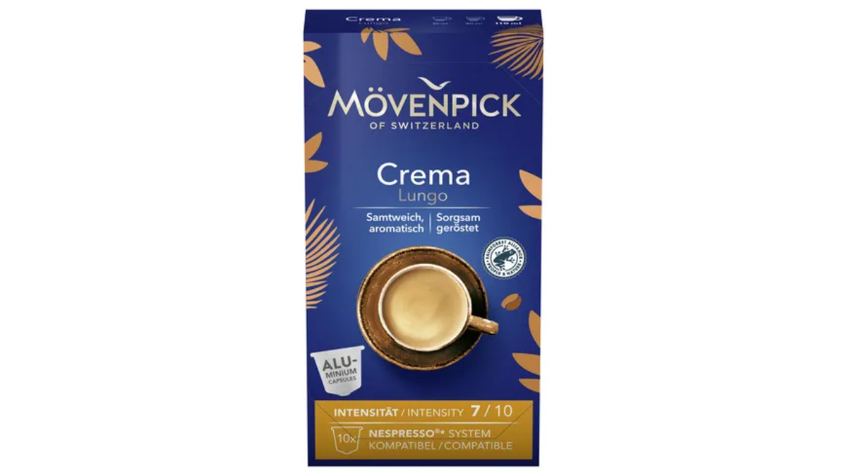 Bild 1 von Mövenpick Crema Lungo Alu Kapseln