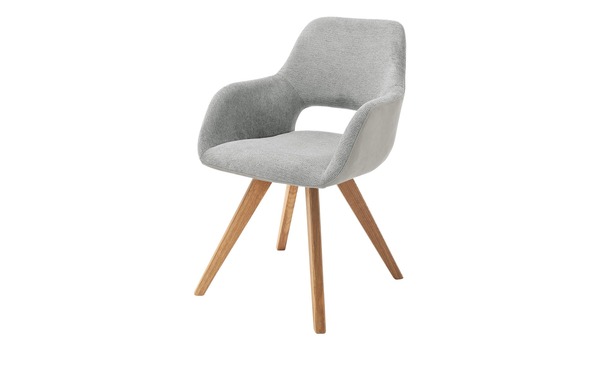 Bild 1 von Woodford Polsterstuhl  Lucina grau Maße (cm): B: 56 H: 86 T: 64 Stühle