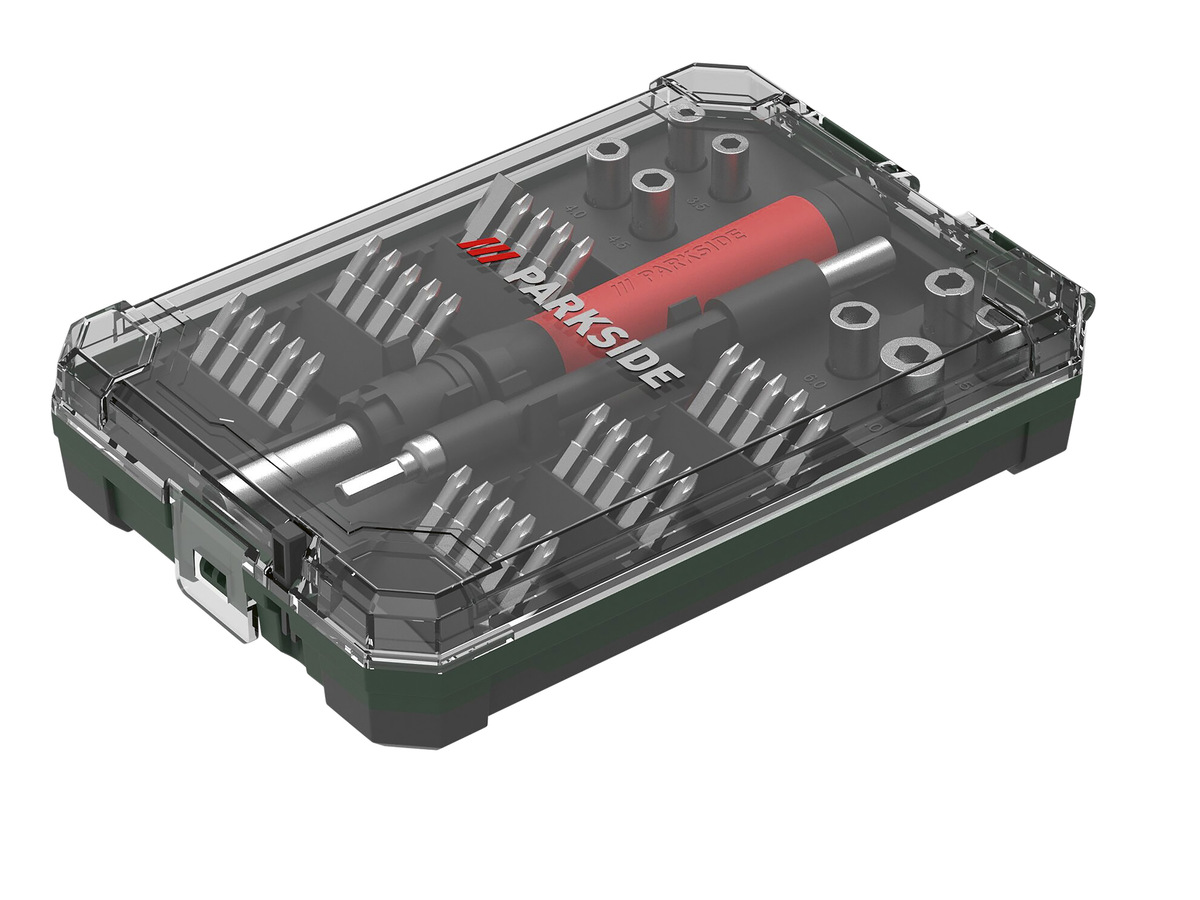 Bild 1 von PARKSIDE® Präzision Bit- und Stecknuss-Set »PPBS 40 A1«, 40-teilig