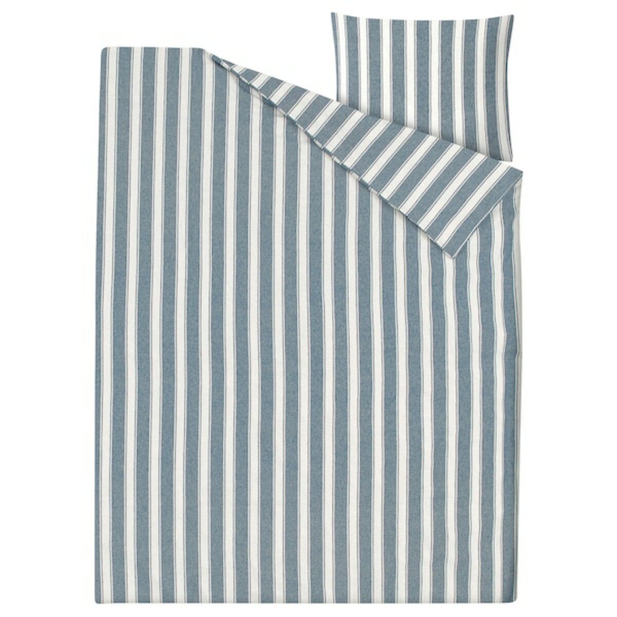Bild 2 von STRUTBRÄKEN  Bettwäsche-Set, 2-teilig, weiß/blau/Streifen