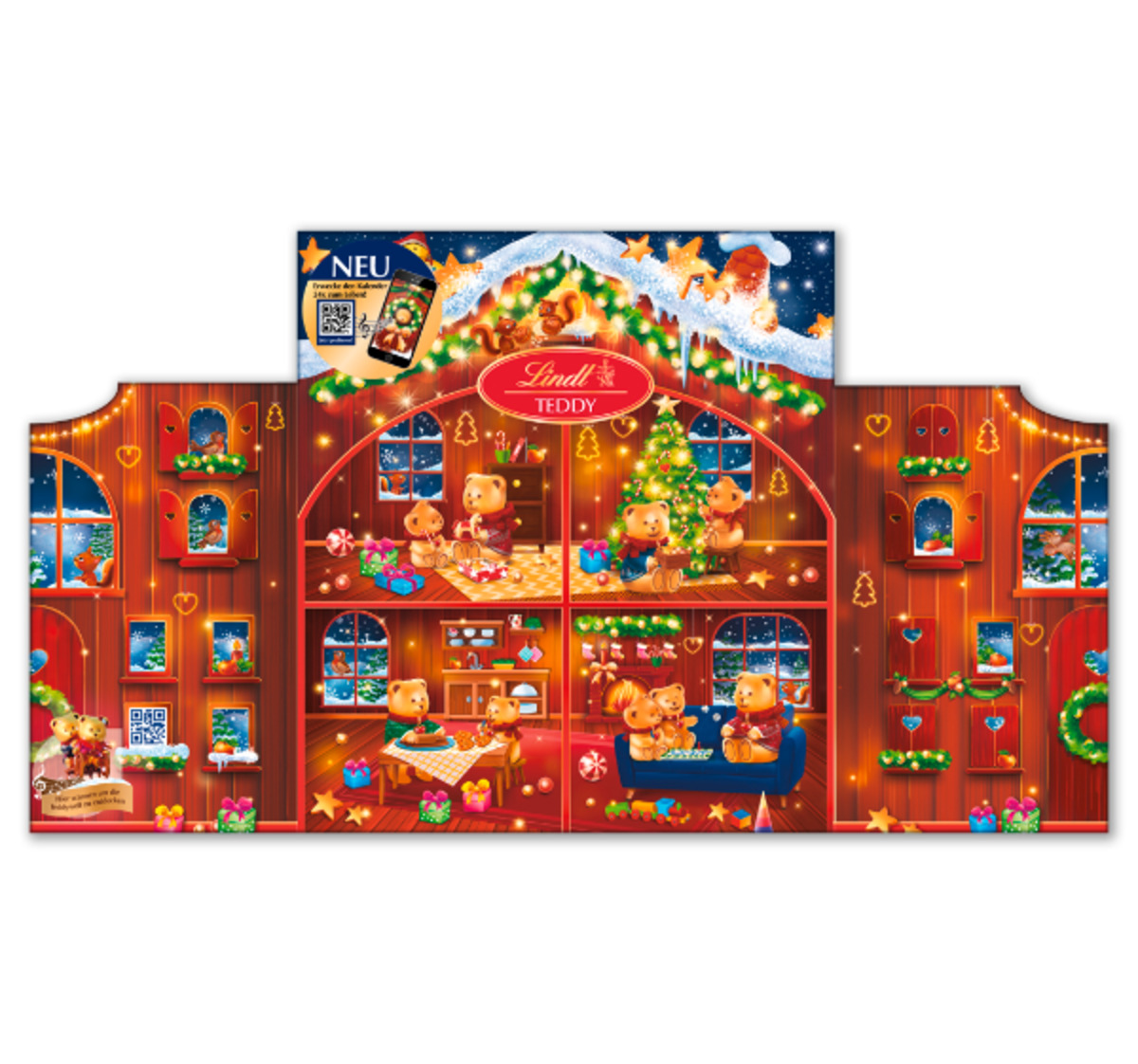 Bild 1 von LINDT Teddy-Adventskalender*