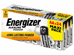 Energizer Alkaline Power Mignon (AA) 24 Stück plastkfrei