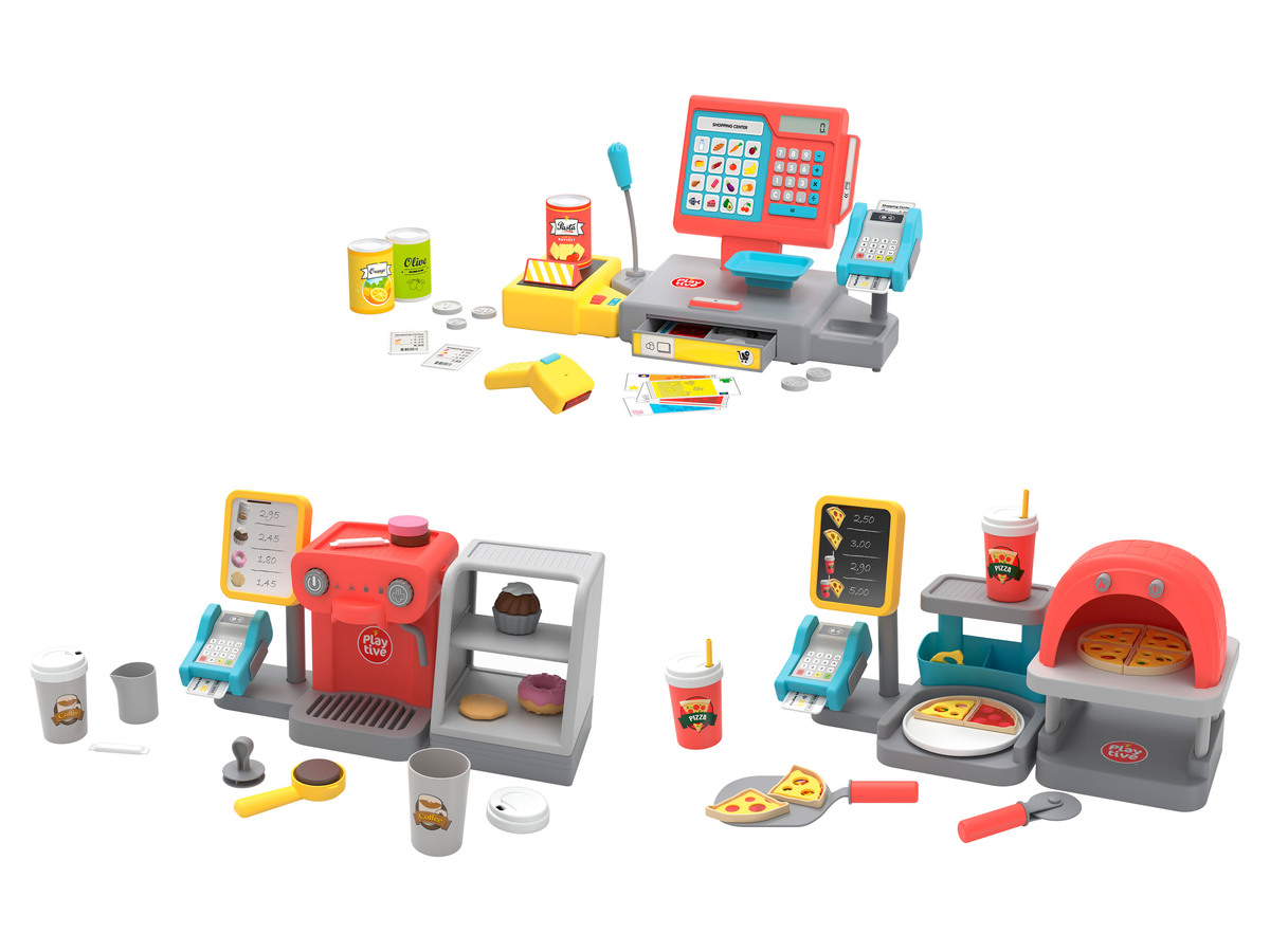 Bild 1 von Playtive Spielzeugkasse / Cafe-Shop / Pizza-Shop
