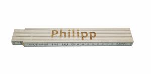 Heka Werkzeuge GmbH Meterstab weiß Philipp