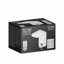 Bild 3 von V-TAC 17W LED Wandlicht mit Sensor Weiß Quadrat 4000K IP65