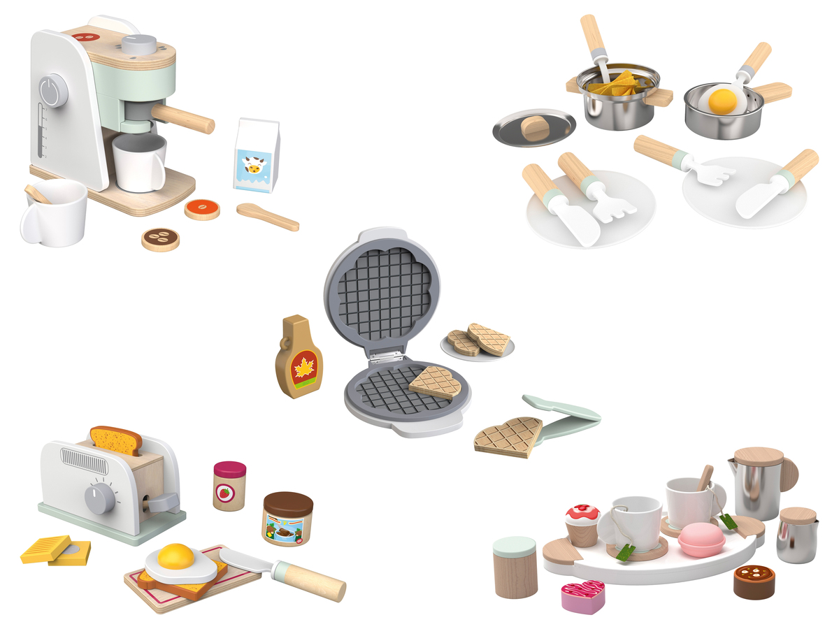 Bild 1 von Playtive Küchenzubehör-Set, aus stabilem Echtholz