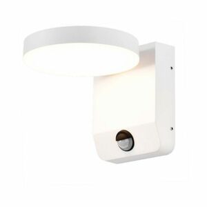 V-TAC 17W LED Wand Licht mit Sensor Weiß Rund 3000K IP65