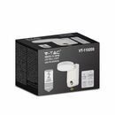 Bild 3 von V-TAC 17W LED Wand Licht mit Sensor Weiß Rund 4000K IP65