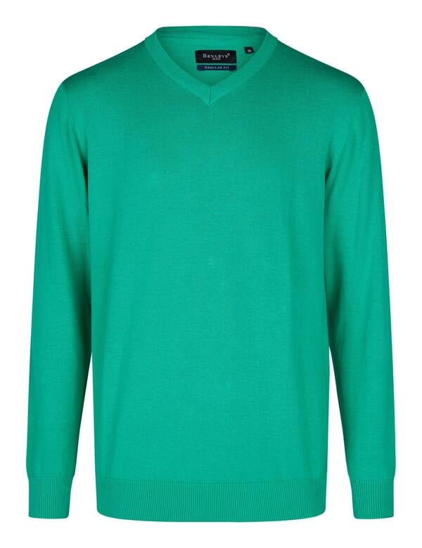 Bild 1 von Bexleys man - Basic Pullover mit V-Ausschnitt