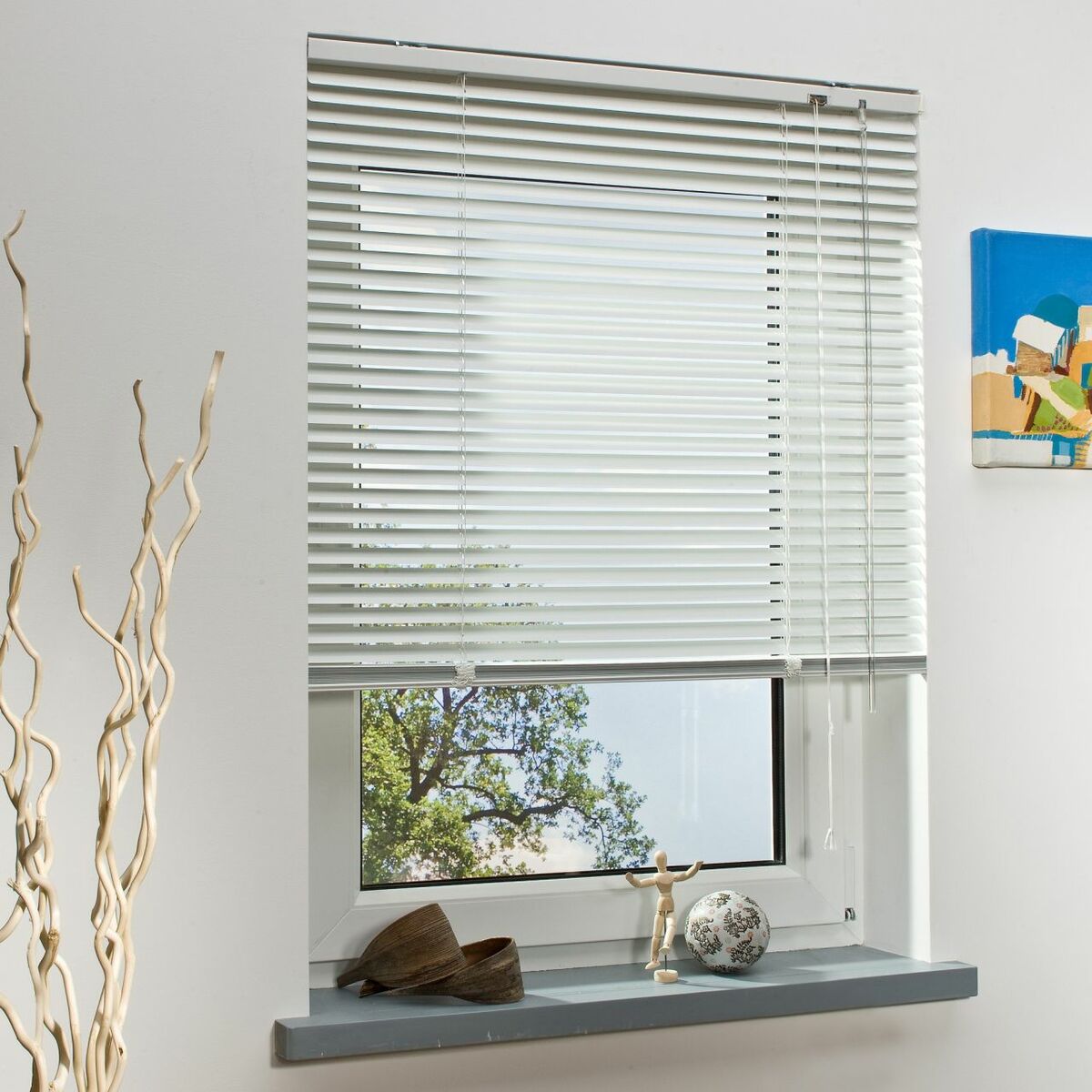 Bild 1 von Bella Casa Aluminium-Jalousie, weiß, 220 x 150 cm