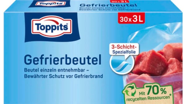 Bild 1 von Toppits Gefrierbeutel 3L