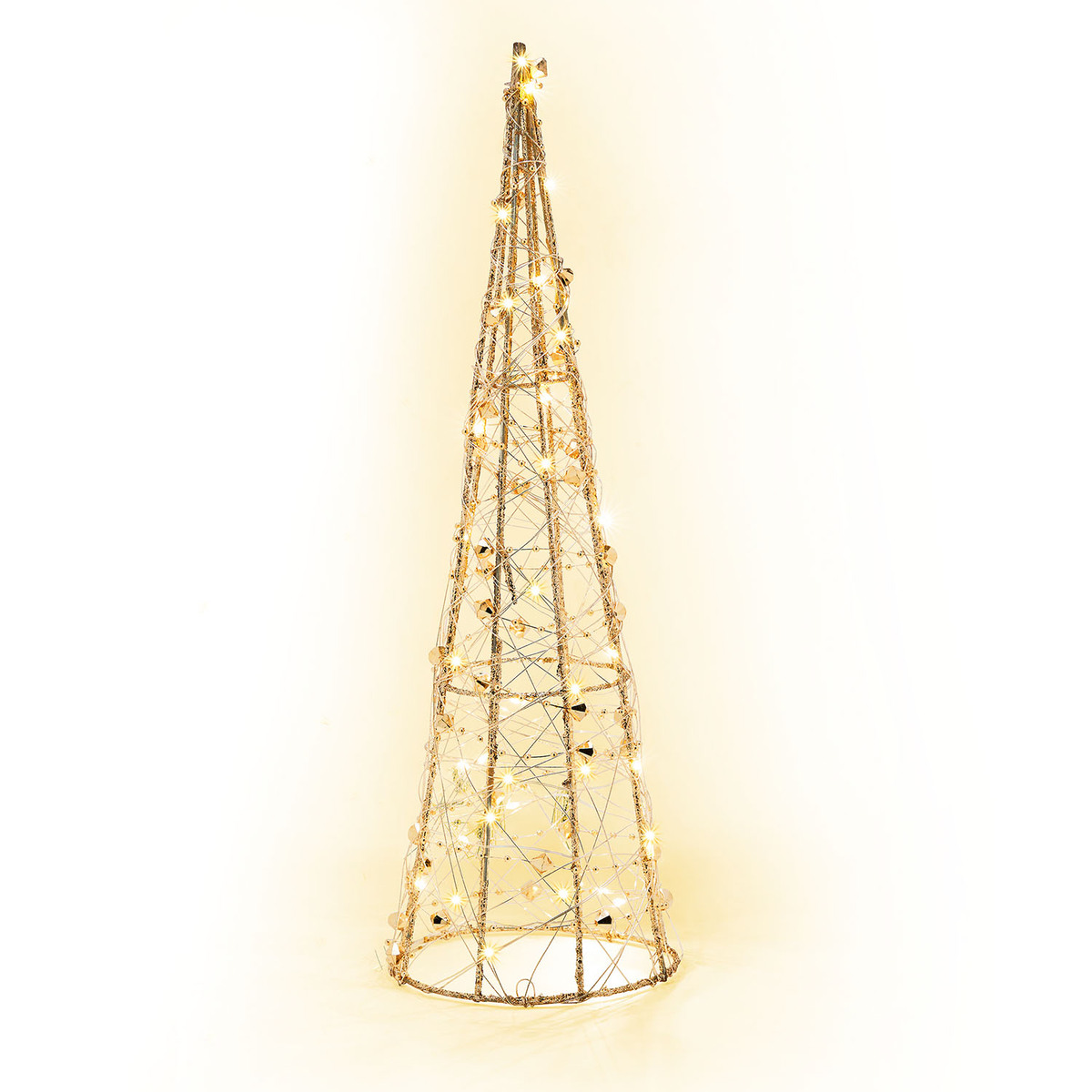 Bild 4 von AMARE LED Pyramide 40 cm Draht gold