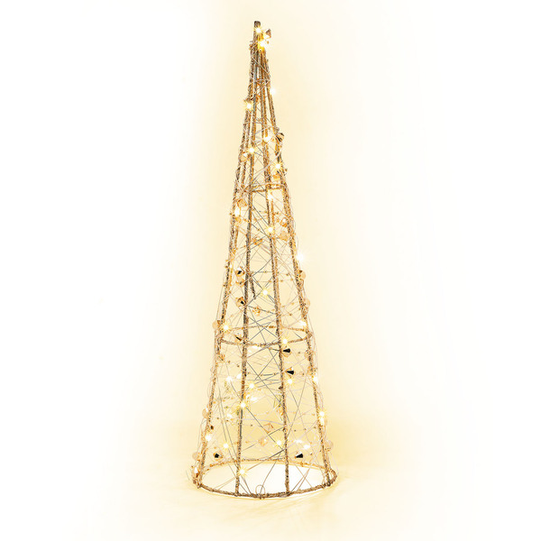 Bild 4 von AMARE LED Pyramide 40 cm Draht gold