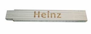 Heka Werkzeuge GmbH Meterstab weiß Heinz