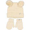 Bild 1 von Baby-Set Mütze und Handschuhe, Sandfarben, 2-4 jaar