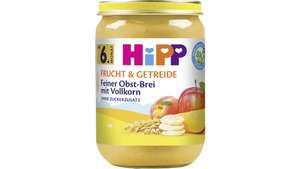 HiPP Frucht & Getreide - Feiner Obst-Brei mit Vollkorn