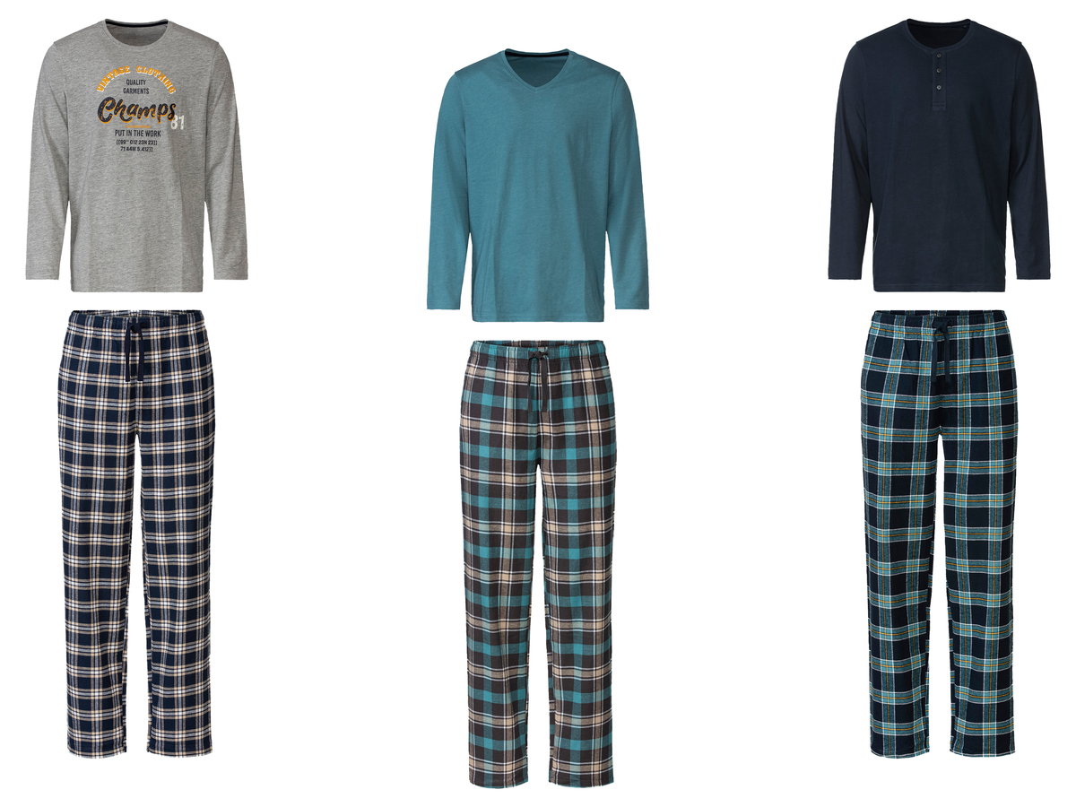 Bild 1 von LIVERGY® Herren Pyjama mit Baumwolle