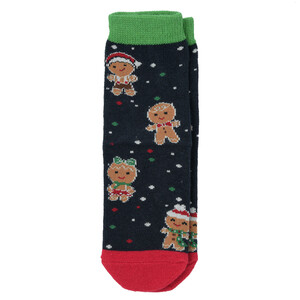 1 Paar Kinder Weihnachtssocken mit Lebkuchen