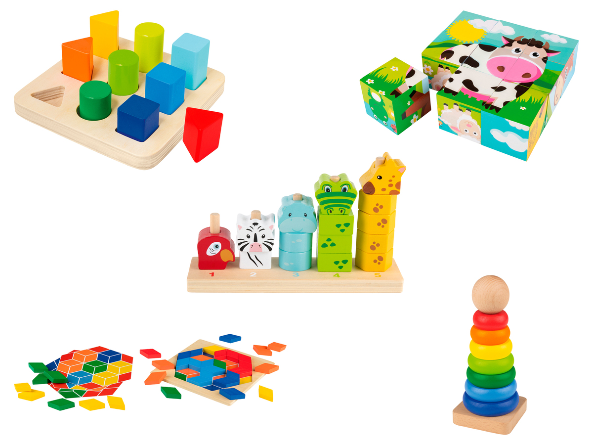 Bild 1 von Playtive Motorik Lernspielzeug, aus Holz