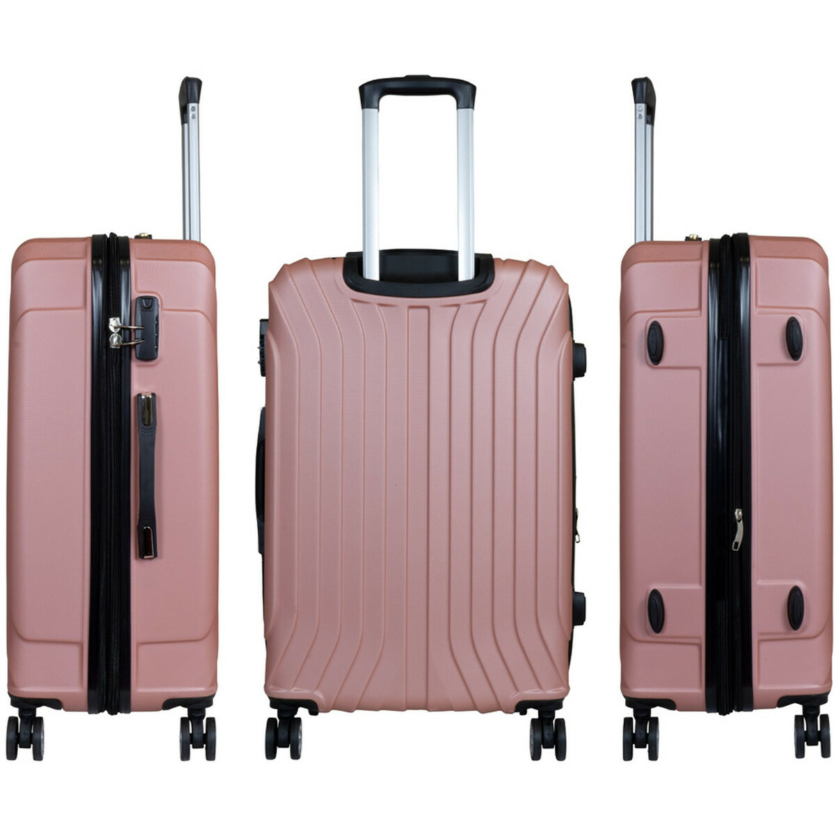 Bild 2 von Koffer Almeria, rosa in Größe S 58x40x25cm