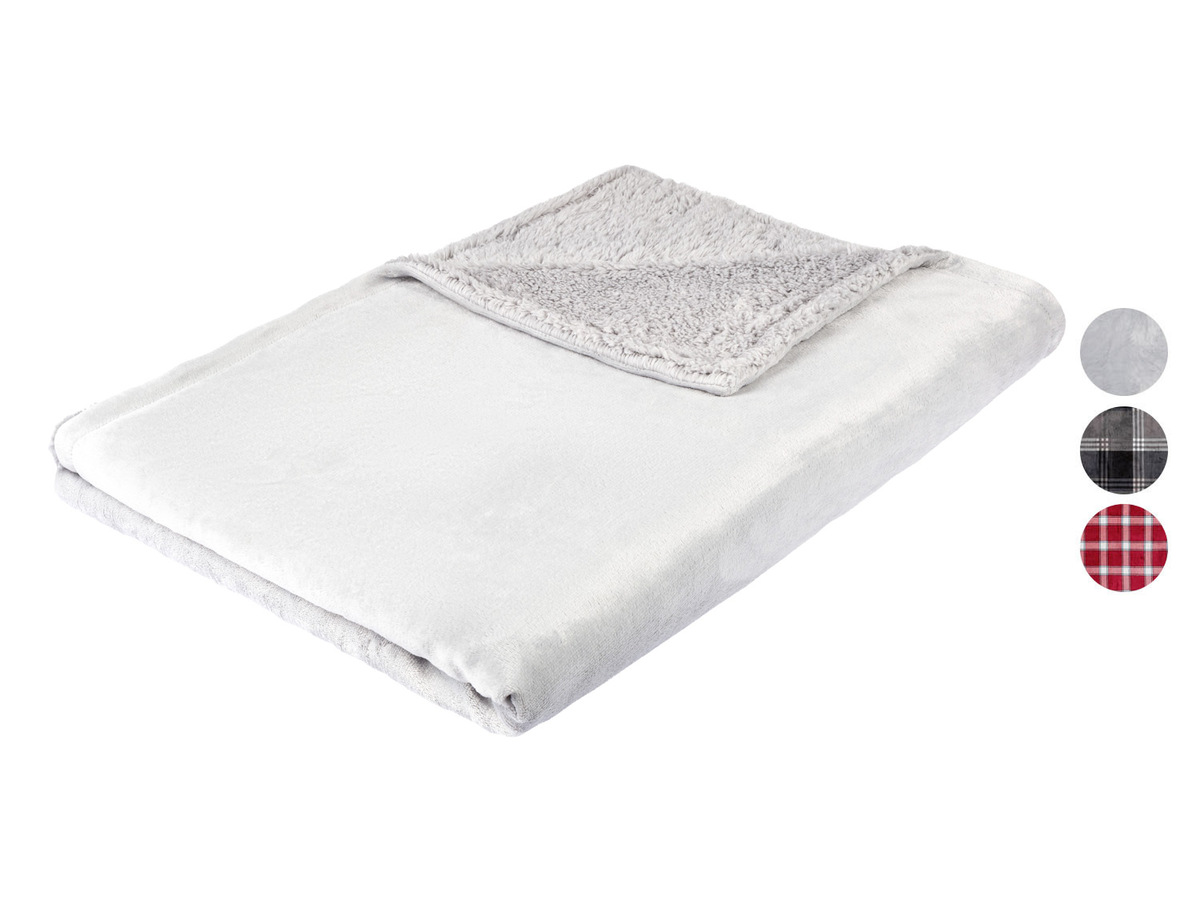 LIVARNO home Kuscheldecke, mit Teddyfleece, 150 x 200 cm von Lidl ansehen!