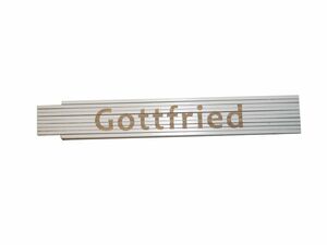 Heka Werkzeuge GmbH Meterstab weiß Gottfried