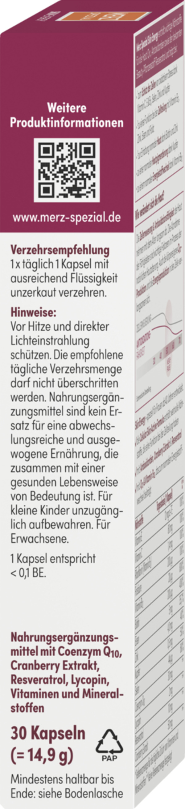 Bild 2 von Merz Spezial Skin Energy Beauty Kapseln