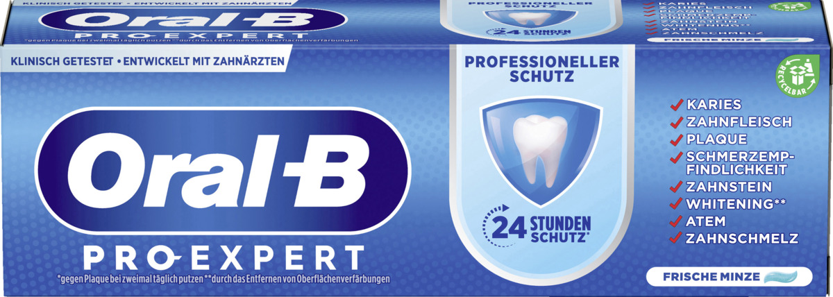 Bild 1 von Oral-B PRO-EXPERT Zahnpasta Professioneller Schutz Frische Minze