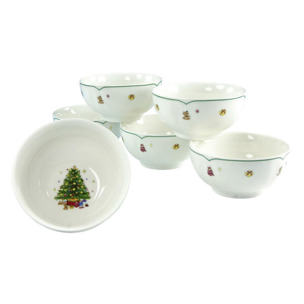 Bild 1 von CreaTable Müslischalenset TANNENBAUM Premium creme Porzellan