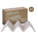 Bild 1 von CreaTable Servierset Streat Taco Stand 2 creme Steinzeug