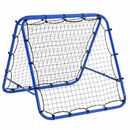 Bild 1 von HOMCOM Fußball Rebounder Kickback Tor beidseitiger Rückprallwand Netz Stahl