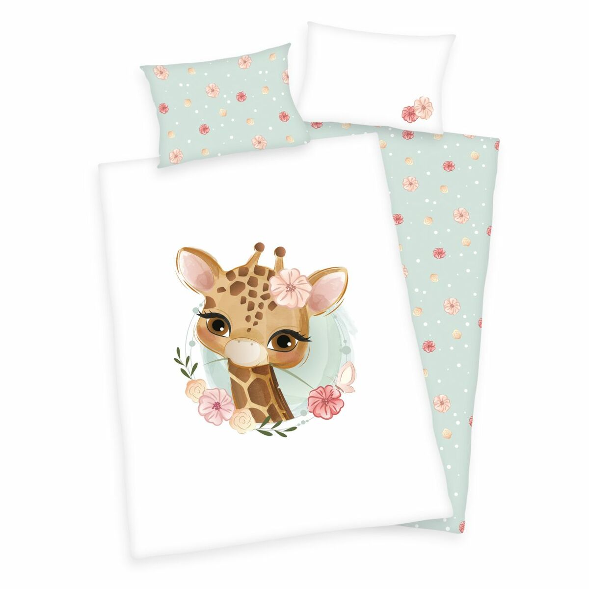 Bild 1 von Giraffe Bettwäsche  "Made in Green", Größe: 100 x 135 cm