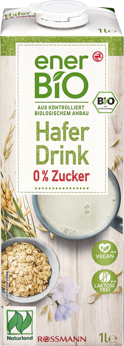 Bild 1 von enerBiO Haferdrink 0% Zucker