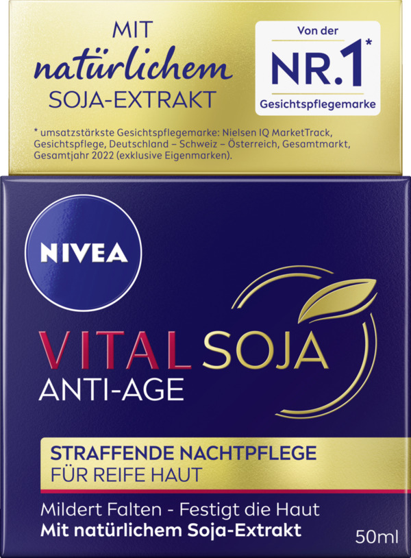 Bild 1 von NIVEA VITAL Soja Anti-Age Straffende Nachtpflege