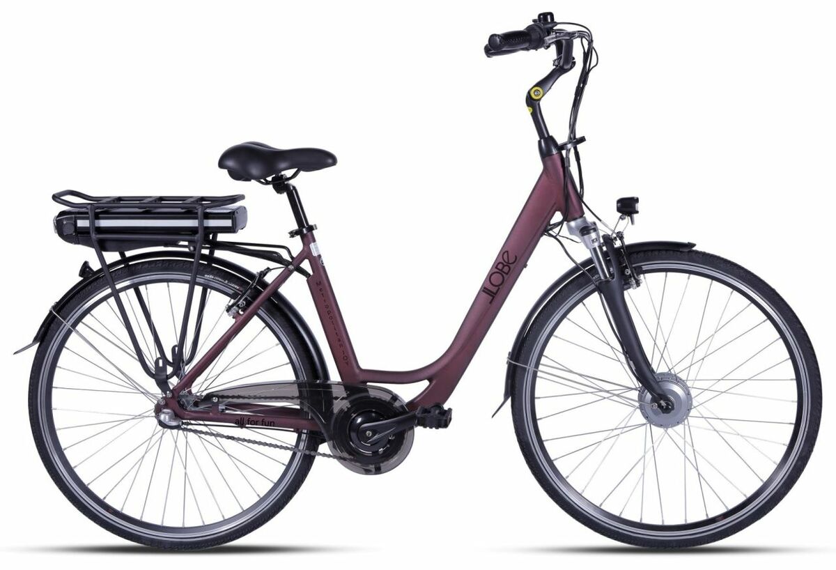 Bild 1 von LLobe City-E-Bike 28" Metropolitan JOY 2.0 Bordeaux Rot 36V / 8Ah