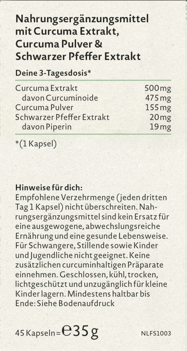 Bild 2 von Nature Love Curcuma Extrakt