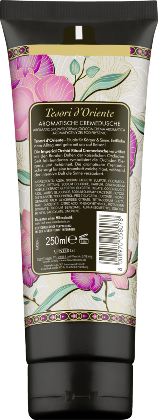 Bild 2 von Tesori d'Oriente Aromatische Cremedusche Kaiserliche Orchidee